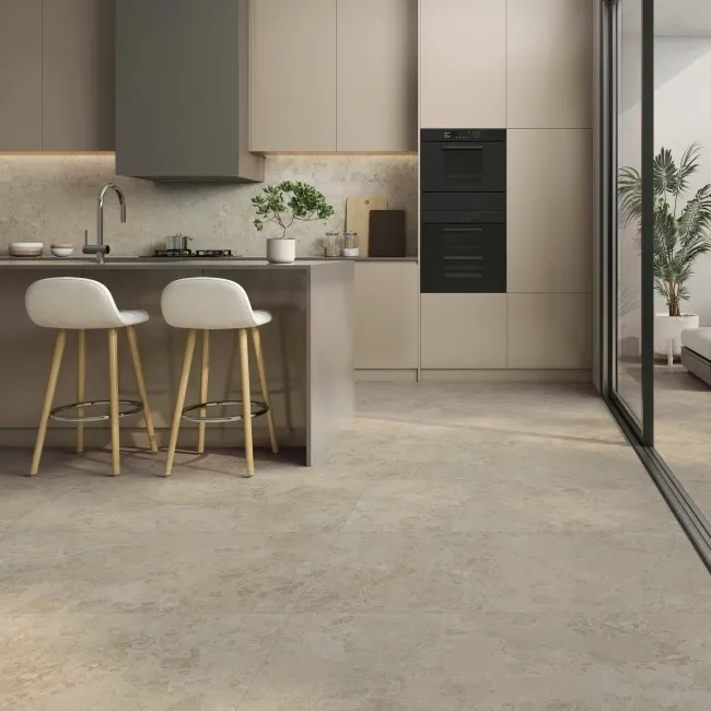 Roca Marais Ivory Marble Effect Matt Large Porcelain Tile