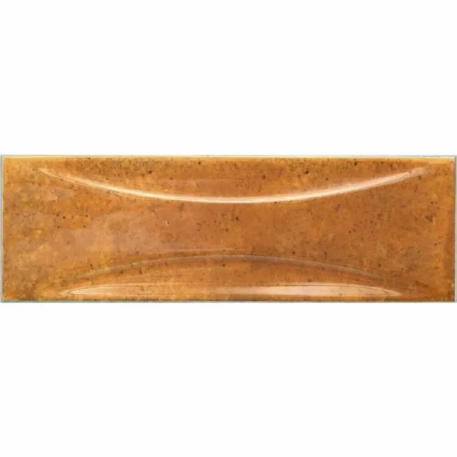 Luma Burnt Orange Gloss Decor Ceramic Wall Tile