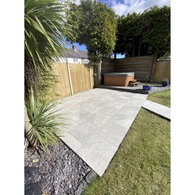 Maverick Grey Outdoor Slab Tiles