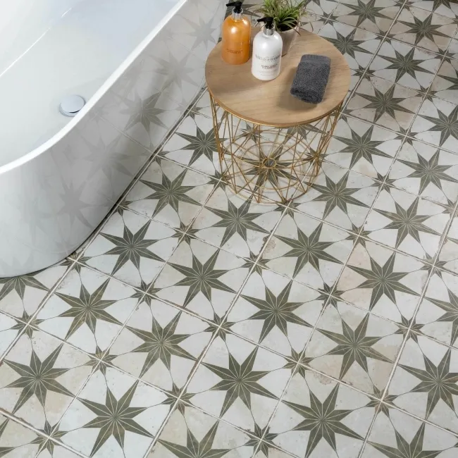 Metropolis Star Laurel Wall and Floor Tiles
