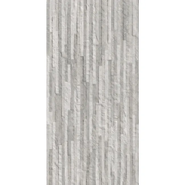 Premiere Grey Split Face Effect Matt Ceramic Wall Tile
