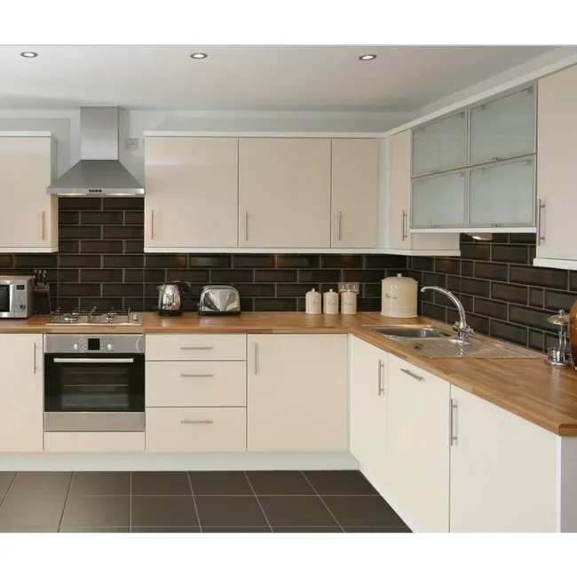 Ceramic Wall Black Metro Tiles