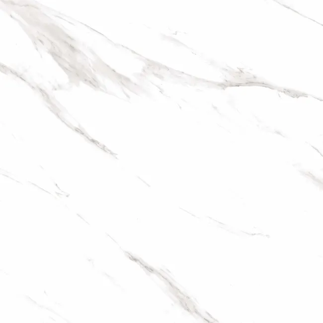 Statuario White Marble Effect Matt Floor Tile