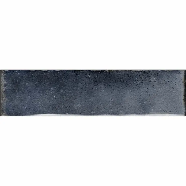 Style Denim Blue Brick Effect Gloss Ceramic Wall Tile