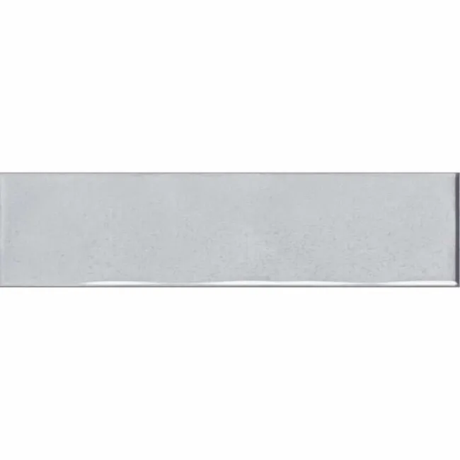 Style Smoke Light Grey Brick Effect Gloss Ceramic Wall Tile