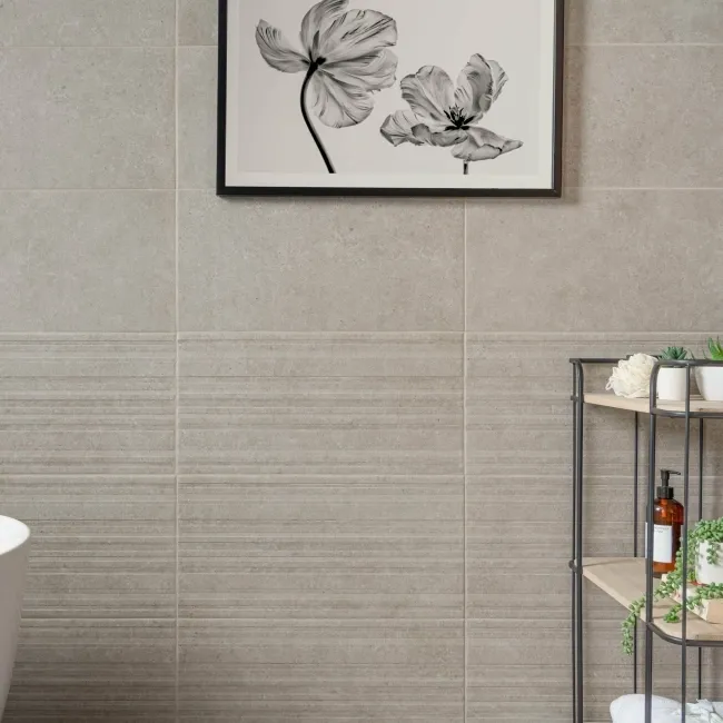 Towns Taupe Nimes Decor Wall Tile