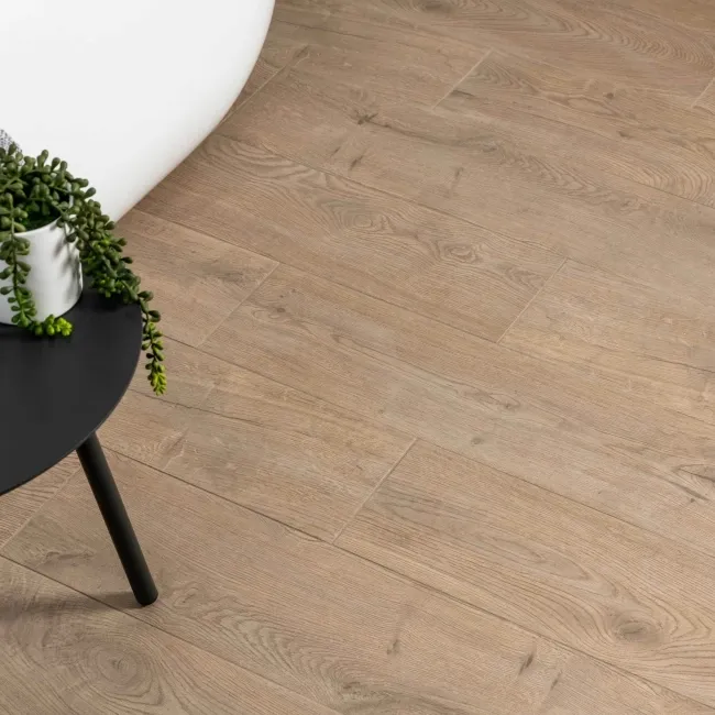 Yukon Dark Oak Wood Effect Matt Porcelain Floor Tile