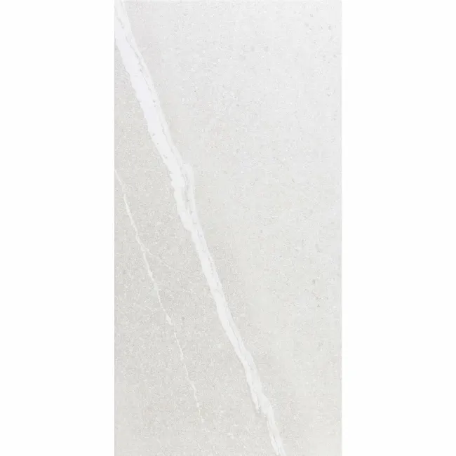 Allegro Light Grey Stone Effect Matt Rectified Porcelain Wall & Floor Tile