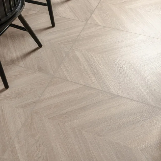 Loire Maple Matt Chevron Wood Effect Porcelain Floor Tile