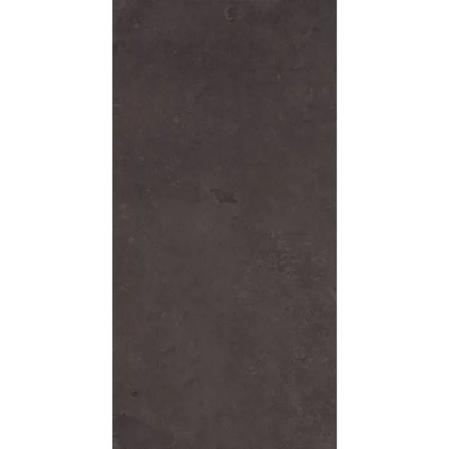 Mustang Black Slate Effect Matt Porcelain Wall and Floor Tile