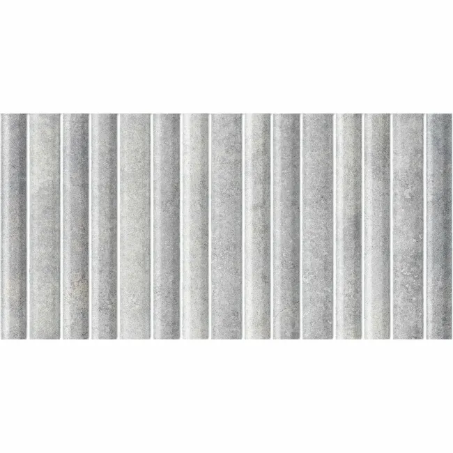 Rubik Smokey Grey Kit Kat Effect Gloss Ceramic Wall Tile