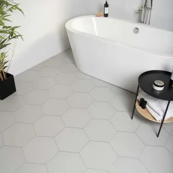 Apollo Hexagon Grey Wall and Floor Tile