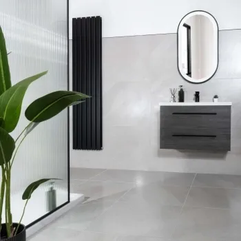 Galaxy Smoke Grey Stone Effect Semi Polished Porcelain Wall and Floor Tile