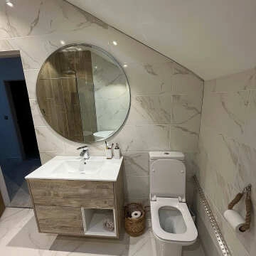 Carrara Gold Matt Marble Effect Porcelain Wall and Floor Tile