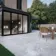 Piazza Light Grey Stone Effect Matt Porcelain Large Outdoor Slab Tile