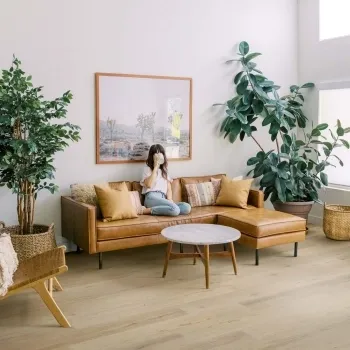 Paris Natural Light Oak Luxury Click Vinyl Flooring 5mm