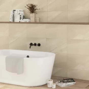 Urbano Beige Stone Effect Matt Ceramic Wall Tile