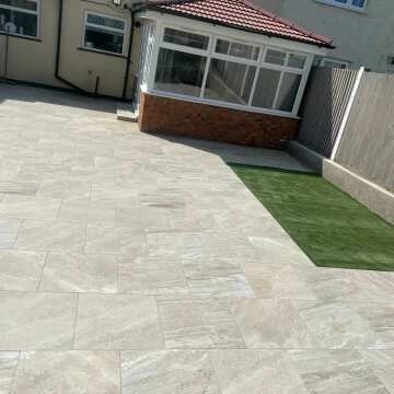 Icarus Beige Porcelain Outdoor Slab