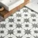 Supernova Star White Patterned Matt Vitrified Ceramic Floor Tile
