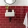 Metro Bevelled Victorian Burgundy Gloss Ceramic Wall Tile