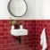 Metro Bevelled Victorian Burgundy Gloss Ceramic Wall Tile
