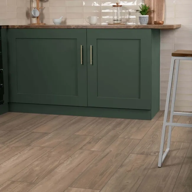 Copenhagen Camel Rectified Matt Wood Effect Porcelain Floor Tile