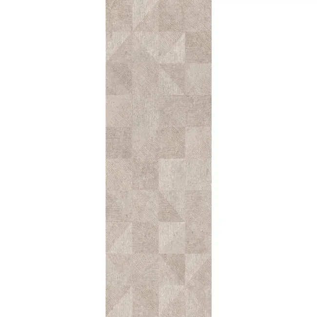 Crassana Decor Beige Concrete Effect Matt Ceramic Wall Tile