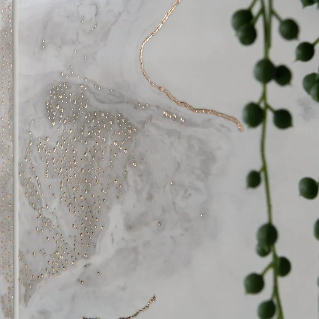 Fenndi Gold Marble Effect Polished Porcelain Tile