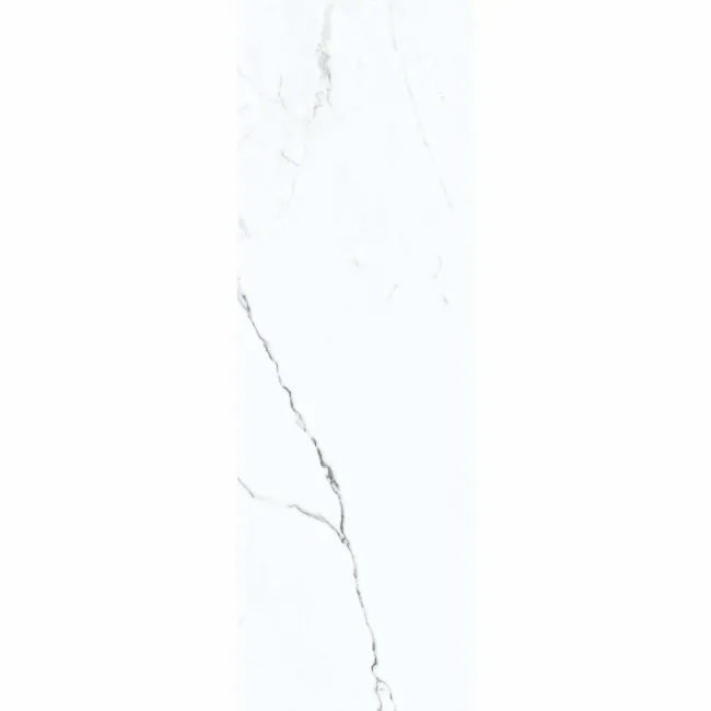 Idyllic White Marble Effect Matt Large Ceramic Wall Tile