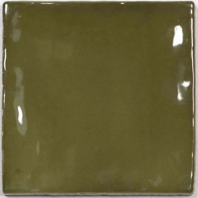 Manacor Basil Green 100x100mm Wall Tile