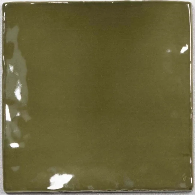 Manacor Basil Green 100x100mm Wall Tile