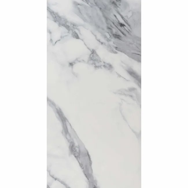 Marble Deluxe White Grouted Tile Effect Luxury Click Vinyl Flooring 5.5mm
