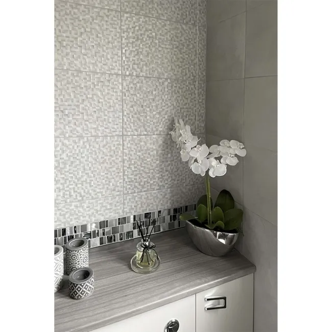Talent White Decor Wall Tile