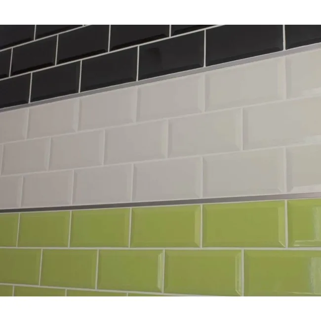Ceramic Wall Gloss Black Metro Tiles