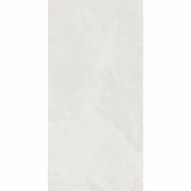 Mustang White Slate Effect Matt Porcelain Wall and Floor Tile