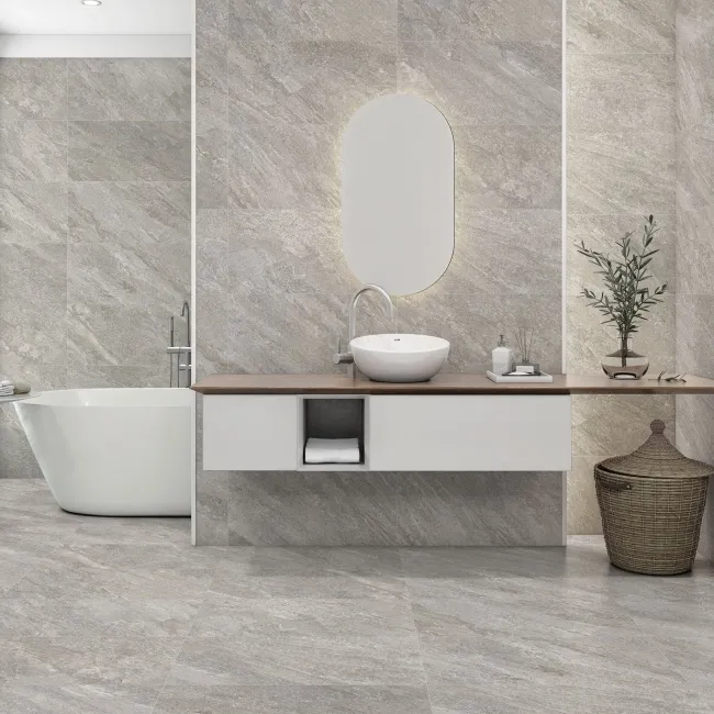 Quartz Stone Effect Taupe Anti Slip Porcelain Tile