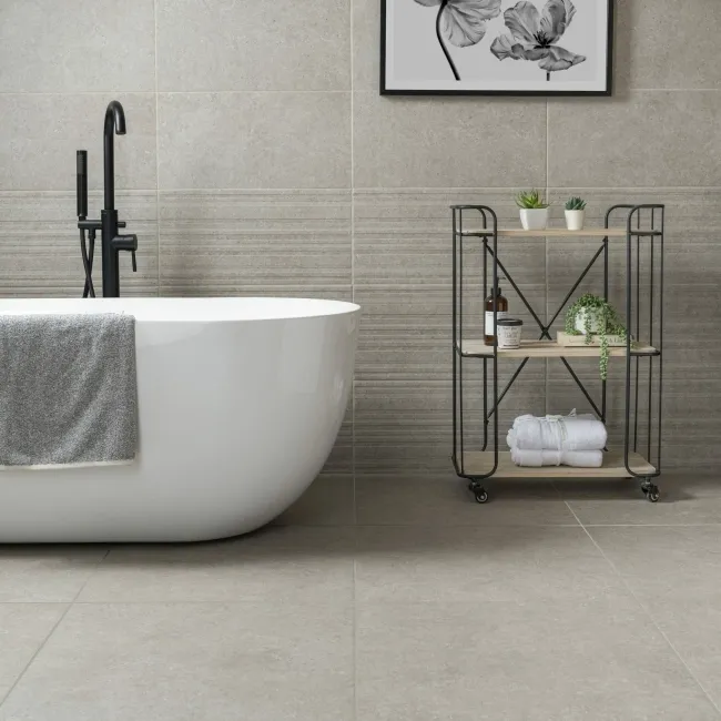 Towns Taupe Beige Matt Anti Slip Porcelain Floor Tile