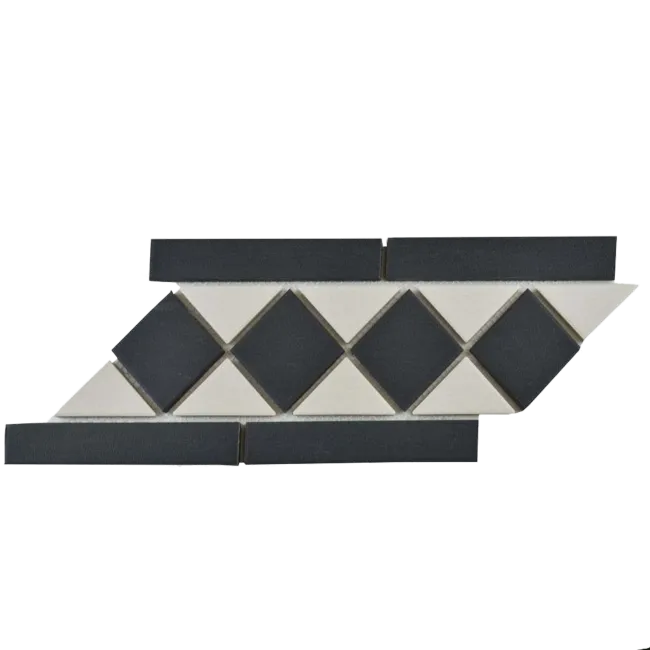 Victoria White & Black Border