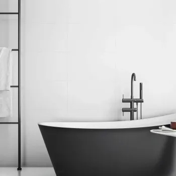 Blanco Flat White Matt Ceramic Wall Tile