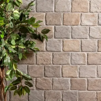 Filita Beige Cobblestone Effect Matt Porcelain Wall Tile