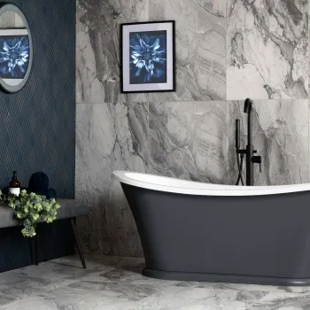 Illusion Snow Grey Polished Wall and Floor Tile