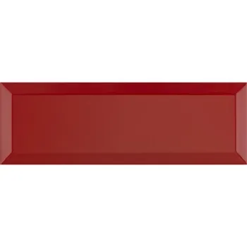 Gloss Ceramic Wall Red Metro Tiles