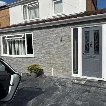 Ribera Grey Slate Effect Wall Tiles