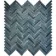 Chapel Herringbone Blue Mixed Mosaic
