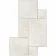 Bologna Modular White Stone Effect Matt Porcelain Floor Tile