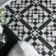 Devon Black & White Victorian Patterned Matt Ceramic Floor Tile