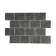 Esla Black Cobblestone Effect Matt Porcelain Wall Tile