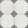 Leeds Black Patterned Matt Porcelain Floor Tile