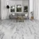Marble Deluxe White Grouted Tile Effect Luxury Click Vinyl Flooring 5.5mm