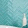 Victorian Style Aquamarine Gloss Porcelain Wall Tile